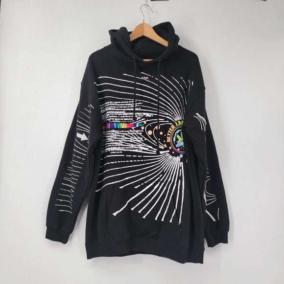 Advisory Board Crystals x Lil Wayne Men's Large Rare Carter V ABC Black Hoodie - Picture 12 of 15